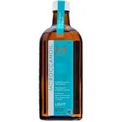 Moroccanoil Treatment Light 100ml - Haarkuren: Leichte Pflege für feines, helles Haar. Verleiht sofortigen Glanz, stärkt und schützt das Haar mit Arganöl – ideal für müheloses Styling.