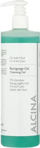 Alcina B Reinigungs-Gel 500 ml - Gesichtspflege für alle Hauttypen, besonders für empfindliche Haut. Das fettfreie Gel mit Zink und Aloe Vera reinigt intensiv, erfrischt und sorgt für ein klares Hautgefühl, ohne auszutrocknen.