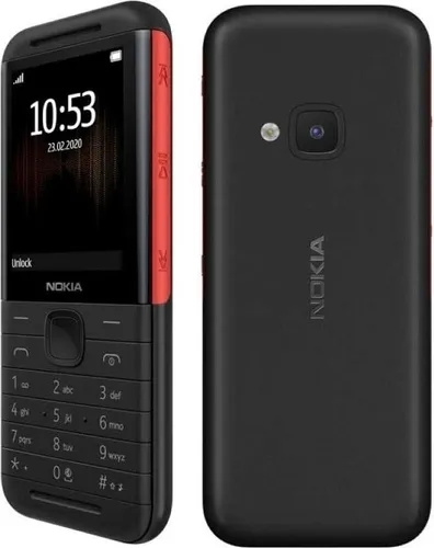 Nokia 5310 XpressMusic TA-1212DS - Simlockfreies 2G Bluetooth Radio Handy, mit MP3-Player und kabellosem FM-Radio in Schwarz-Rot