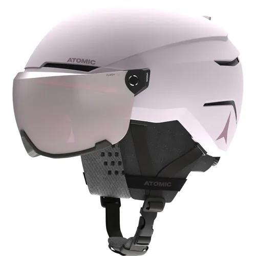 Atomic Savor Visor Skihelm für Kinder - 51-55cm - Skihelme & Snowboardhelme mit integriertem Visier, bietet hohen Aufprallschutz und passt sich dank Live Fit automatisch an. Ideal für junge Skifahrer, die Komfort und Sicherheit schätzen.