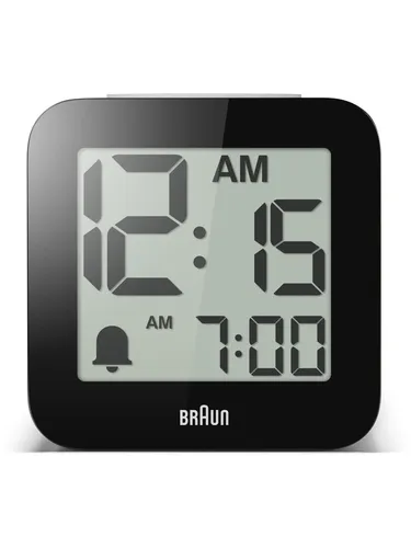 Braun BC25WP-DCF Unisex  Funkwecker grau