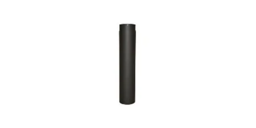 Kamino Flam Ofenrohr Senotherm® Schwarz 130x750mm - Hochwertiges Ofenrohr in elegantem Schwarz, ideal für den sicheren Anschluss von Kaminen. Robuste Bauweise sorgt für Langlebigkeit und Zuverlässigkeit.