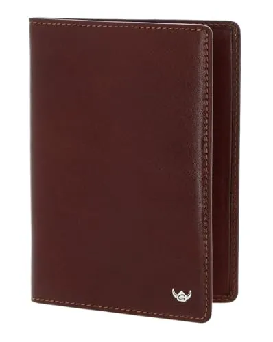 Golden Head Ausweisetui Colorado RFID Protect Passport Cover Tabacco braun