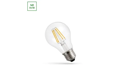 LED GLS E-27 230V 8,5W COG NW CLEAR SPECTRUM