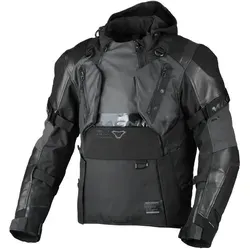 Macna Tryton NightEye Motorradjacke, schwarz, Größe XL