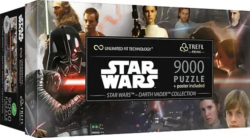 Trefl Star Wars Darth Vader Collection 9000 Teile Puzzle - Herausforderndes 9000 Teile Puzzle für Star Wars Fans, ideal für kreative Freizeitgestaltung und gemeinschaftliches Puzzeln.