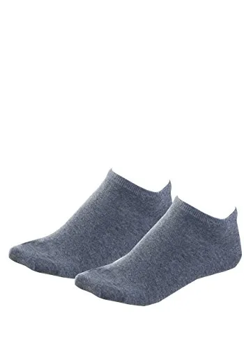 Tommy Hilfiger Damen Th Women Sneaker 2p Socken, Middle Grey Melange, 35-38 EU