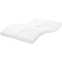 vidaXL Schaumstoffmatratze mit 7 Liegezonen - Matratze für Doppelbett, ideal für optimalen Schlafkomfort dank 7 Liegezonen und Druckentlastung. Pflegeleichter Bezug mit Reißverschluss, waschbar bis 40 °C.