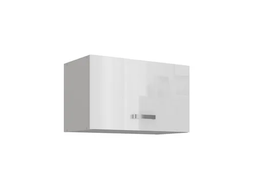 Küchen-Preisbombe Hängeschrank 60 cm - Bianca Weiß Hochglanz + Grau - Hängeschrank 60 cm in elegantem Weiß Hochglanz und Grau, ideal für moderne Küchen. Lieferung zerlegt und originalverpackt, perfekt für eine einfache Montage.