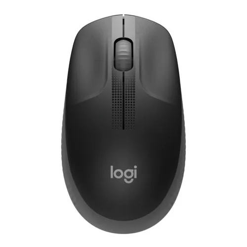 Logitech M190 - Ergonomische kabellose Funkmaus mit 3 Tasten, bis zu 10 m Reichweite und ideal für Laptops und Notebooks