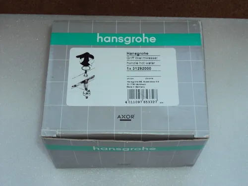 Hansgrohe Griff Warmwasser 31292000 , chrom