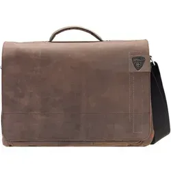 Strellson Richmond BriefBag L 4010001261 - Hochwertige Herren Henkeltasche mit Laptopfach, ideal für Büro, Uni oder Schule. Langlebig und stilvoll in Braun (dark brown 702), Maße: 40 x 29 x 12 cm.