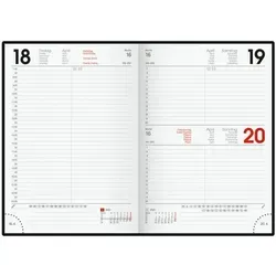 Brunnen Buchkalender 2027 schwarz, 14.5x20.6x2 cm von BRUNNEN