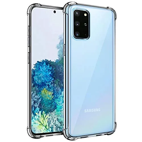 CoolGadget Rugged Handyhülle für Samsung Galaxy S20 Plus Rugged Case, stoßdämpfende TPU Hülle Transparent Klar, kompatibel mit Samsung Galaxy S20 Plus (6,7 Zoll)