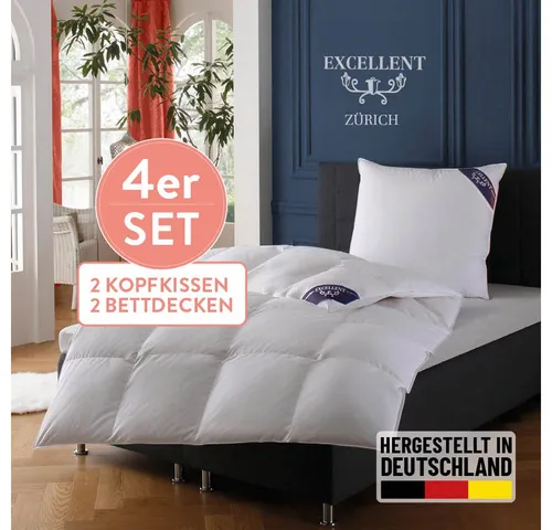 Excellent Daunenbettdecke + Federkissen Zürich, Bettdecke normal mit Bestnote 