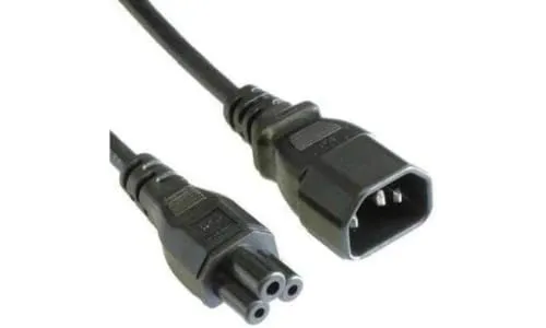 LINK ACCESSORI lk10038 1.8 m Kupplung C14 Koppler C5 schwarz Kabel Elektrische – Cables elektrischen (schwarz, männlich/weiblich, 1,8 m, Kupplung C14, Koppler C5, recht)