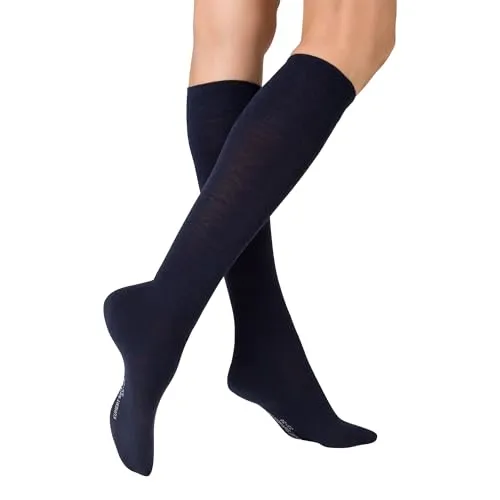 KUNERT Damen Kniestrümpfe Soft Wool Cotton weich