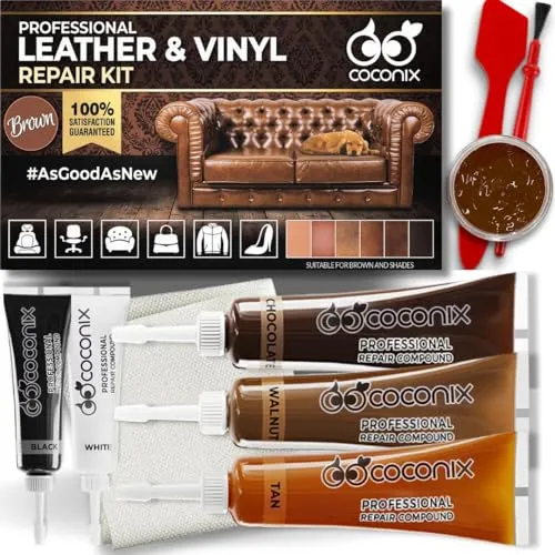 Leder- und Vinyl-Reparaturset – Braun & Schattierungen