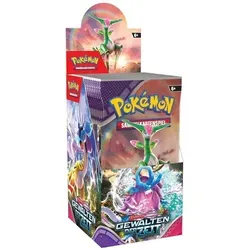 Pokémon Karmesin & Purpur Gewalten der Zeit 18 Booster Display