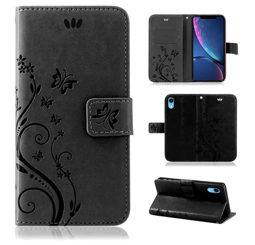 betterfon Handyhülle Handytasche für Apple iPhone 5 / 5s / SE Klapphülle Klapphülle, Bookstyle-Hülle: Magnetverschluss 3 Kartenfächer & Standfunktion