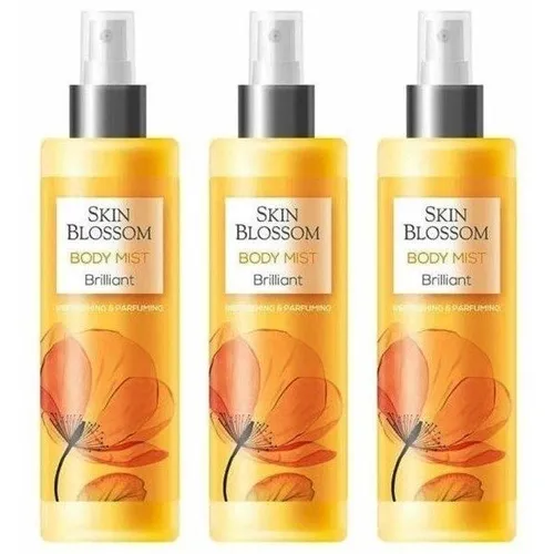 Biofresh Body Mist Skin Blossom Brilliant 3x200 ml