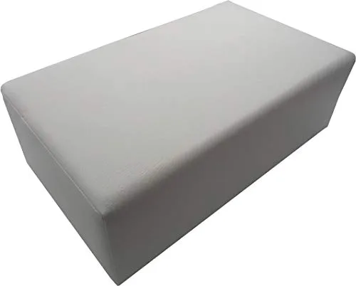 Bettverkürzer mit Kunstlederbezug – Fußstütze für Pflegebett - Stabile und hygienische Fußstütze mit abwaschbarem Kunstlederbezug, ideal zur Vermeidung von Spitzfußbildung. Maße: 60cm x 35cm x 20cm.