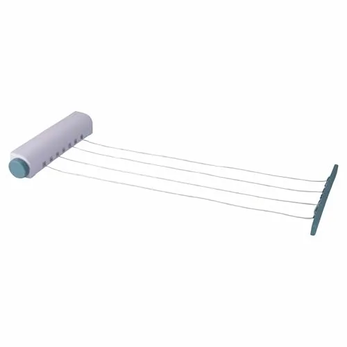 GALILEO Automatisch ausziehbare Wäscheleine – 14 m