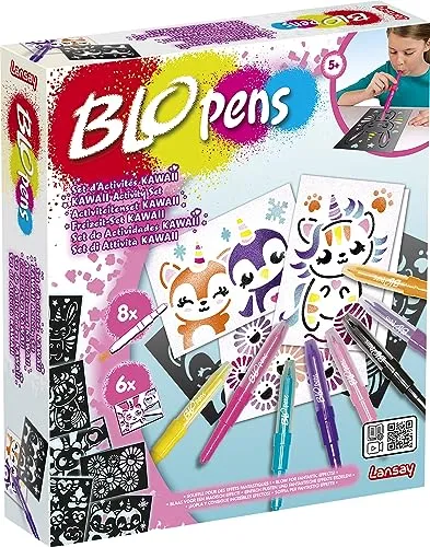 Blopens - Set d'Activités Kawaii - Dessins et Coloriages - Dès 5 ans - Lansay