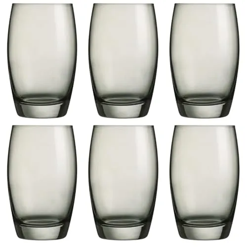 Arcoroc ARC J8491 Salto Color Studio Grey Longdrinkglas, 350ml, Glas, grau, 6 Stück