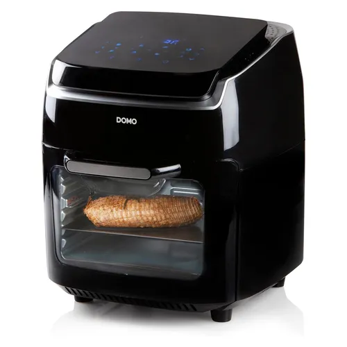 Domo DO534FR Heißluftfritteuse - Fritteuse mit 1800 Watt Leistung, LED-Display und Timerfunktion für fettfreies Frittieren und gesunde Mahlzeiten.