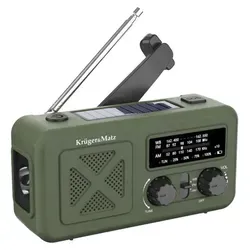 Kruger&Matz KM0835 Solarradio mit Powerbank und SOS-Alarm