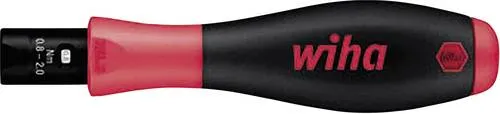 Wiha verstellbarer Drehmoment Schraubendreher TorqueVario -S (36850) - 0,1-0,6Nm, digitale Anzeige und ergonomischer Griff für präzise Verschraubungen