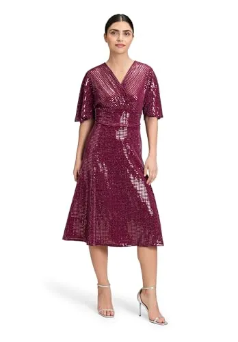 Cocktailkleid VERA MONT im Glitzer-Look in rot von Vera Mont