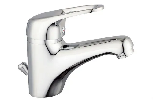 Schütte Waschtischarmatur CALVINO Wasserhahn Chrom - Elegante Chrom-Waschtischarmatur, sorgt für einen modernen Look im Bad und bietet präzise Wasserregulierung