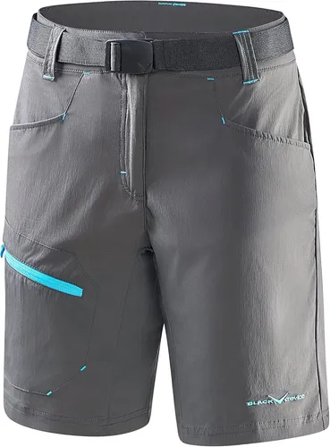 Black Crevice Damen Trekking Shorts Antrazit 40