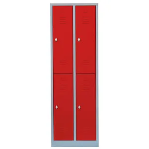 Lüllmann Spind XL 521224 - Robuster Metallspind mit Drehriegelschloss - Drohnen - 2 Abteile mit 4 XL-Fächern, ideal für die sichere Aufbewahrung von Ausrüstung, inklusive 5 Jahre Herstellergarantie.