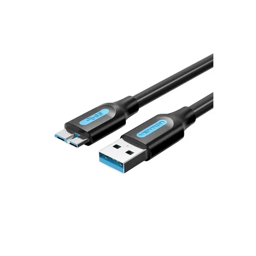 Vention USB 3.0 (M) to Micro USB-B (M) Cable 0.5m Black PVC Type