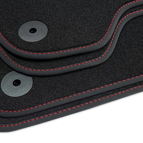 tuning-art 71s Fußmatten Exclusive für Audi TT 8N - Hochwertige 4-teiliges Fußmatten-Set für Audi TT 8N (1998-2006) mit rutschhemmender Rückseite und abriebfestem Velours für optimalen Komfort und Sicherheit.