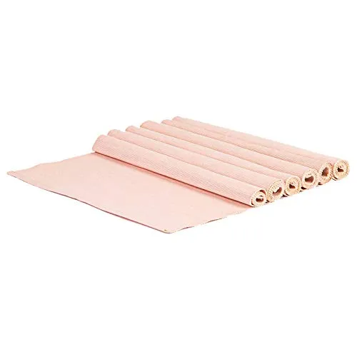 Nicola Spring Baumwollstoff -Tischematen in pink von Nicola Spring