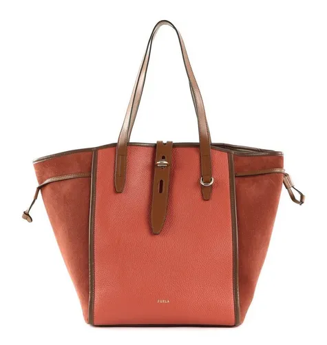 Furla Shopper Net - Eleganter Leder-Shopper - Shopper aus hochwertigem Leder, geräumiges Hauptfach mit mehreren Fächern und stilvolles Design, ideal für den Alltag.