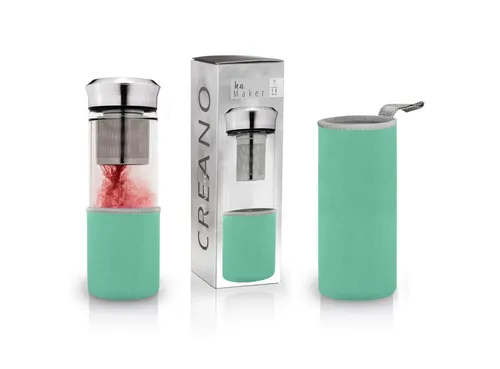 Creano Handfilter Kaffeefilter (Jadegrün) aus Porzellan - Handfilter für Filtergröße 4, sorgt mit innenliegenden Rillen für einen gleichmäßigen Kaffeefluss und bringt frisches Grün in Ihre Kaffeeküche.