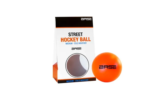 Base Unisex Street Hockey Ball Medium Härtegrad Beläge Geeignet für bis zu-10º C