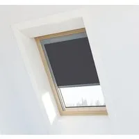 Avosdim Verdunkelungsrollo für Velux 304 1 M04 Anthrazitgrau - Rollos & Raffrollos – Garantiert vollkommene Dunkelheit mit Aluminiumoxid-beschichtetem Stoff und eleganten, robusten Aluminiumteilen für eine perfekte Passform.
