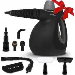 Dampfreiniger Mit Egma Draden 1000W 3Bar Druck Wasserdicht 8 Zubehör - Schwarz