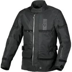 Macna Signal Motorrad Textiljacke, wasserdicht, schwarz, XL - Die Macna Signal Motorradjacke bietet Wasserdichtigkeit und hohen Tragekomfort. Ausgestattet mit R.I.S.C.™ Protektoren und reflektierenden Details für Sicherheit. Ideal für anspruchsvolle Fahrten.