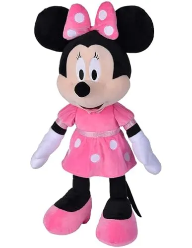 Disney Minnie Mouse Plush (60cm) - Plüschspielzeug 60 cm groß, ideal zum Kuscheln und Spielen für kleine Disney-Fans.