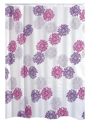 Ridder Duschvorhang Sandra lila Breite 180 cm von Ridder