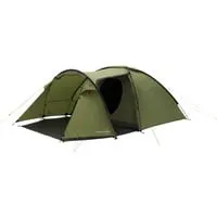 Easy Camp Kuppelzelt Lomsdal 4 - 4-Personen Zelt mit Tunnel-Anbau - Zelt für 4 Personen, leicht mit 6.40 kg, ideal für Campingabenteuer und bietet zusätzlichen Stauraum durch den Tunnel-Anbau.
