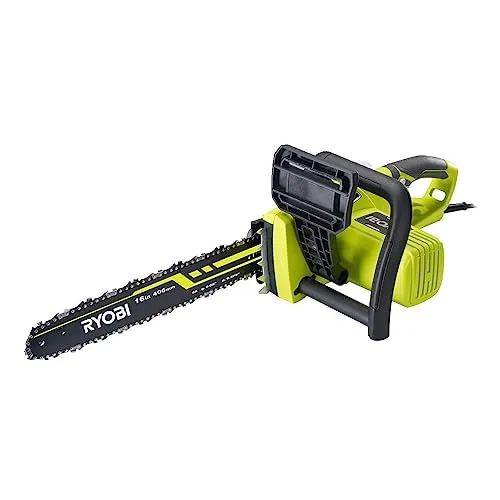 Ryobi Elektro Kettensäge RCS2340B - Sägen - Leistungsstarke 2300 W Kettensäge mit werkzeugloser Kettenspanneinrichtung und schneller Kettenbremse für sicheres Arbeiten.