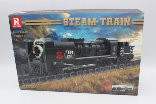 Reobrix 66801 Steam Locomotive Dampfloktomotive 1546 pcs Klemmbausteine NEU